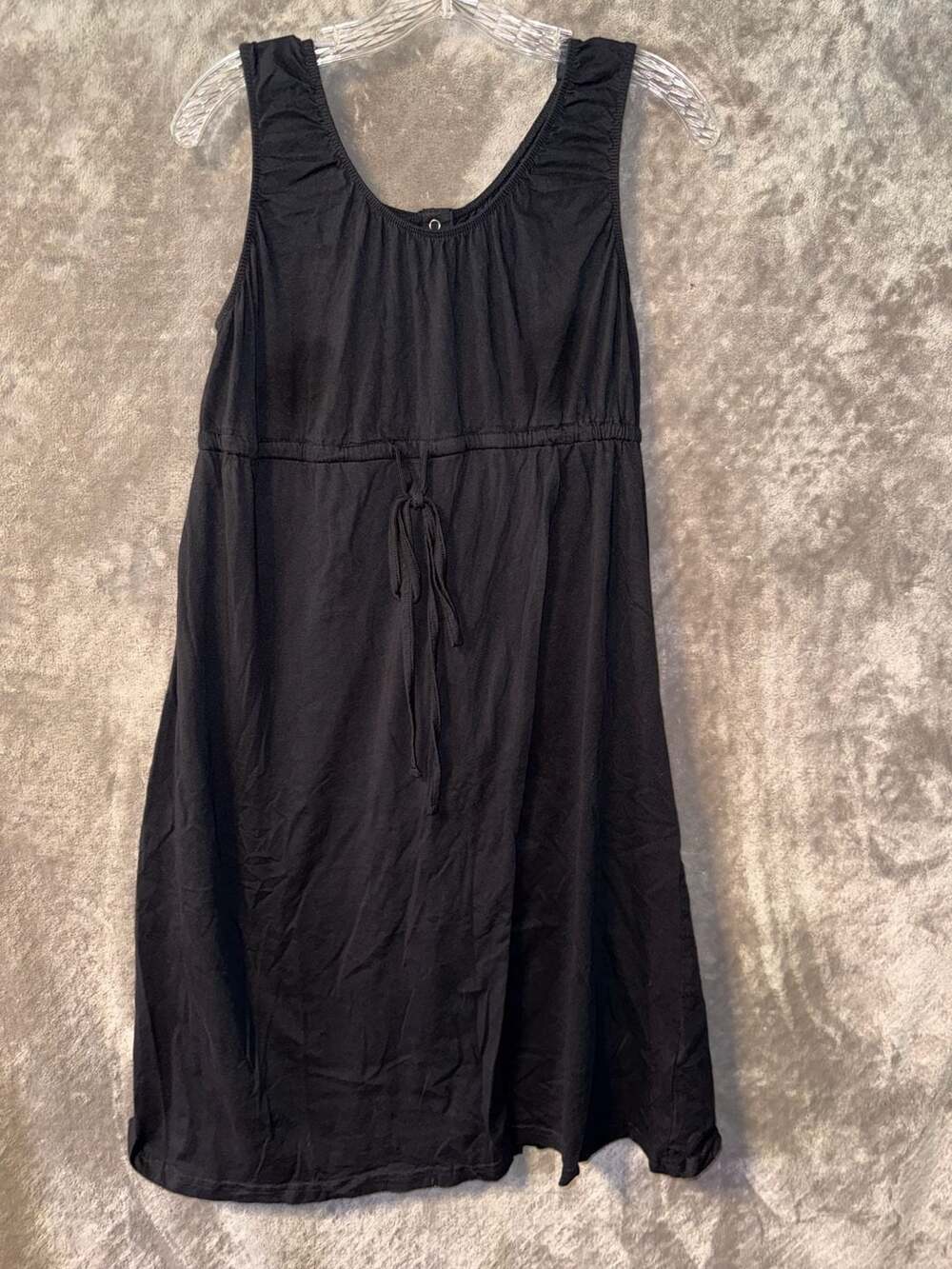 Baby Be Mine Maternity Nursing Tank Dress Black Size S/M
